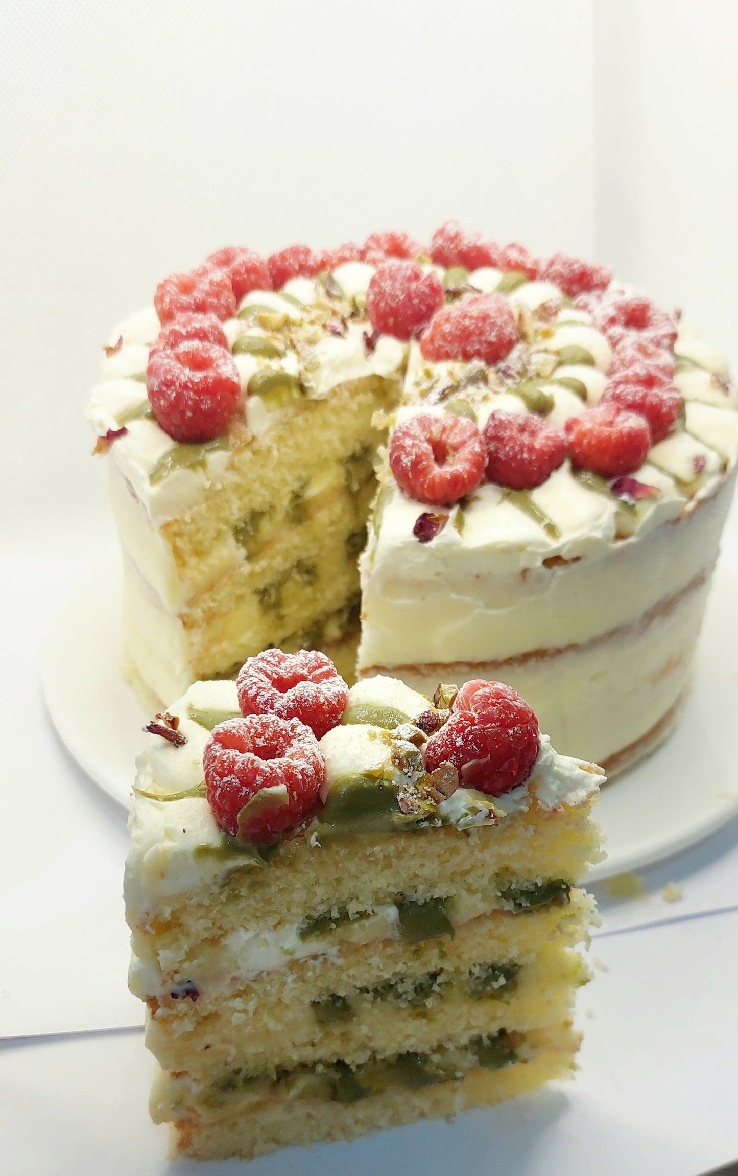 9" 4 Tier Sponge cake - Whole
