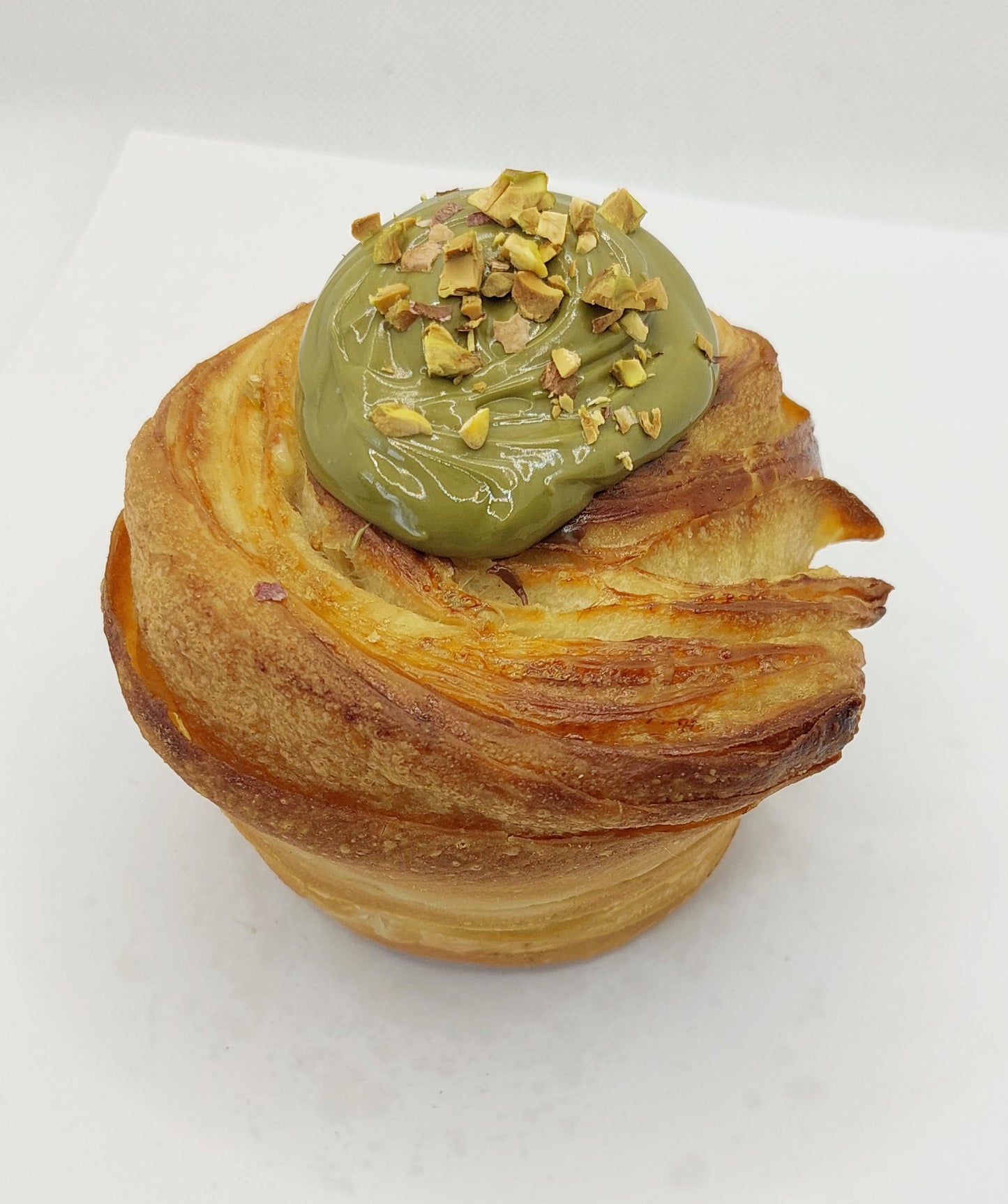 Pistachio Cruffin