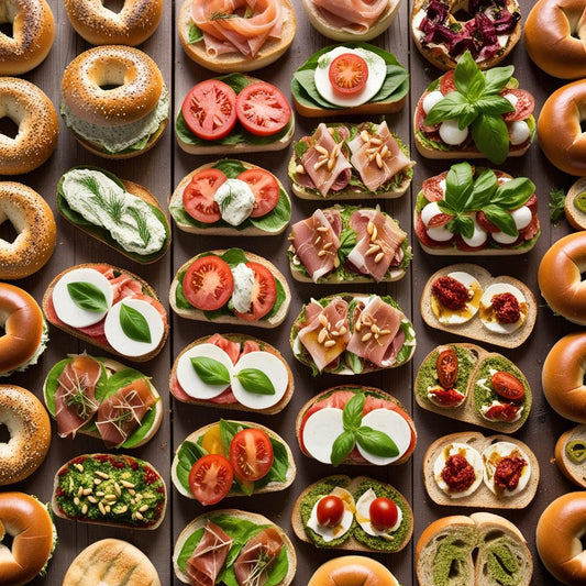 Luxury Open Sandwich Platter  (Serves 8-10 guests depending on portion size)